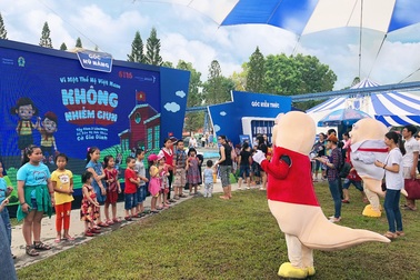 Ngày hội "Vì một thế hệ Việt Nam không nhiễm giun": Đến vui chơi, về thêm kiến thức