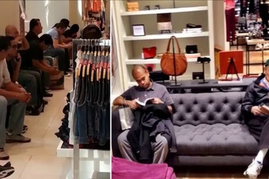 Nơi các bà vợ “gửi chồng” để thoải mái đi mua sắm