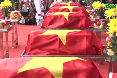 Truy điệu và an táng hài cốt các liệt sĩ tại Vị Xuyên