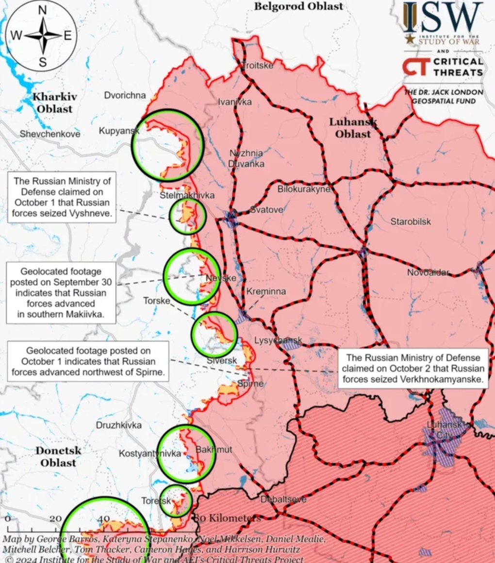 ISW: Nga sắp hoàn thành mục tiêu lớn trong chiến dịch quân sự ở Ukraine - 2 ISW: Nga sắp hoàn thành mục tiêu lớn trong chiến dịch quân sự ở Ukraine - 2