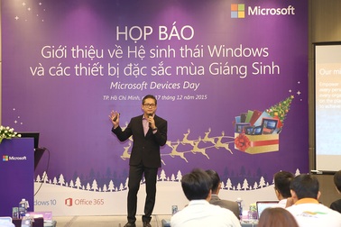 Microsoft giới thiệu loạt thiết bị chạy Windows 10 mới tại Việt Nam
