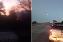 Xôn xao thông tin quả cầu lửa bí ẩn rơi xuống Chile