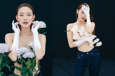 Tuổi 33 chưa vội lấy chồng, Minh Hằng nude táo bạo mừng sinh nhật