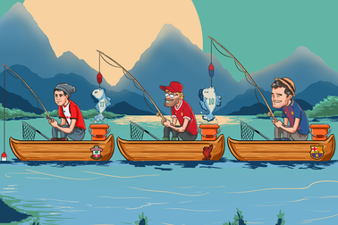 Góc biếm họa: Barcelona câu được "con cá lớn" Coutinho