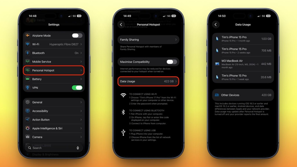 Cách kiểm tra ai đang âm thầm dùng mạng iPhone của bạn - 2