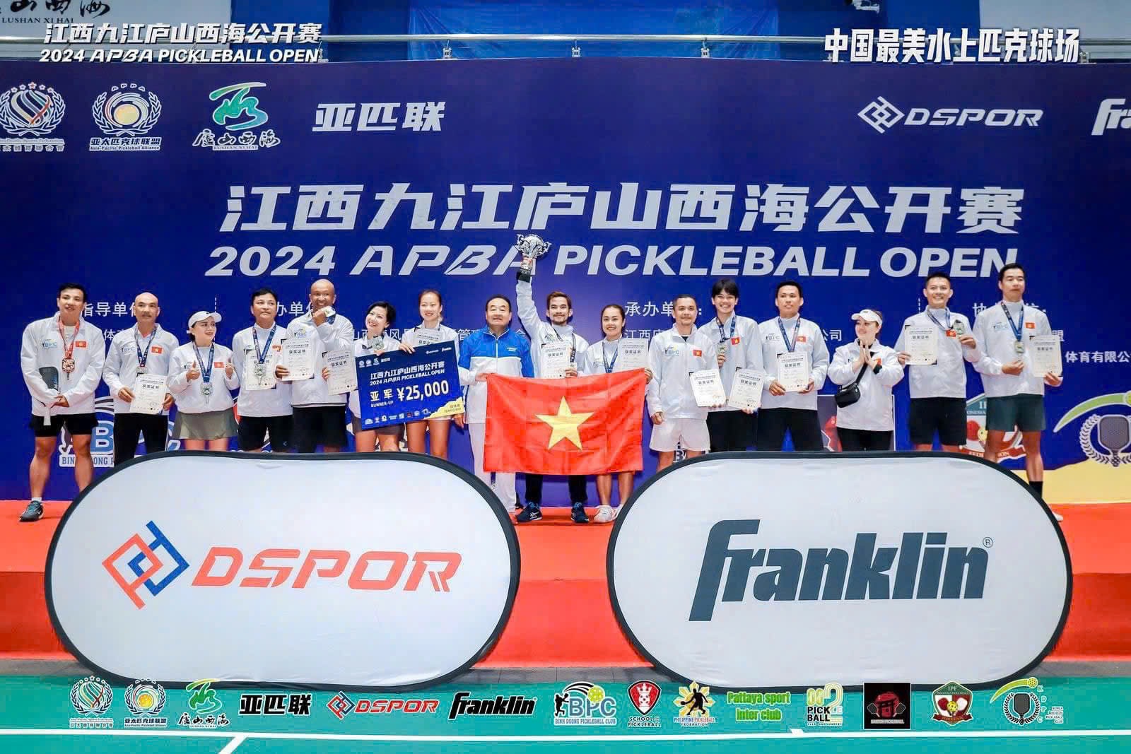 Markah pasukan pickleball Vietnam di kejohanan Asia - 1 Dấu ấn đội tuyển pickleball Việt Nam ở giải châu Á - 1