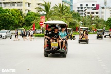 Xe điện chạy ở Sầm Sơn phải lắp thiết bị giám sát hành trình