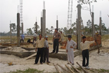 7 gia đình hiến đất xây Trường Mẫu giáo