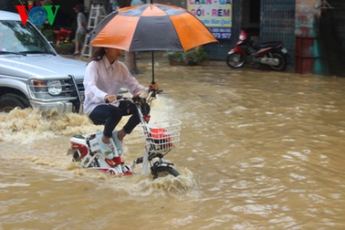 Hình ảnh Sơn La ngập nặng sau mưa lớn