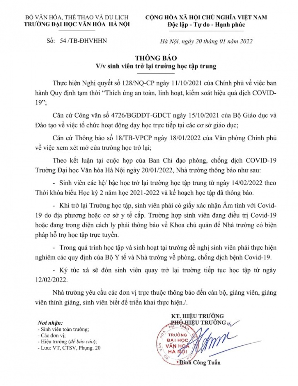 Đại học cả nước ráo riết chuẩn bị đón sinh viên trở lại giảng đường - 5 Đại học cả nước ráo riết chuẩn bị đón sinh viên trở lại giảng đường - 5
