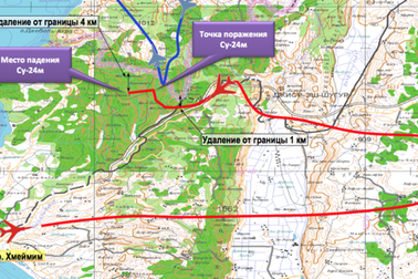 Nga công bố bằng chứng Su-24 chưa từng vào không phận Thổ Nhĩ Kỳ
