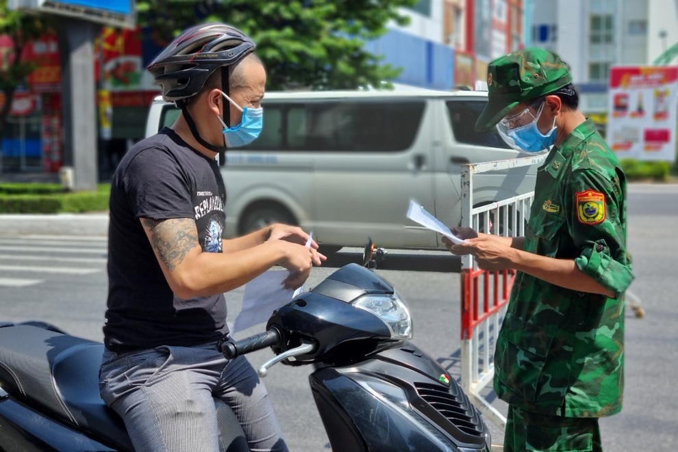 Đà Nẵng tiếp tục thực hiện ai ở đâu ở yên đó theo vùng - 1 Đà Nẵng tiếp tục thực hiện ai ở đâu ở yên đó theo vùng - 1