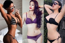 Sở hữu vóc dáng nóng bỏng, 3 Hoa hậu Việt “đốt mắt” với bikini