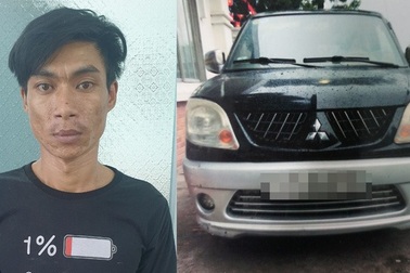 Thanh niên bị bắt khi đang sửa ô tô trộm được