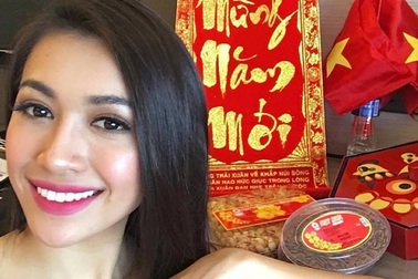 Á hậu Lệ Hằng về Đà Nẵng đón Tết muộn