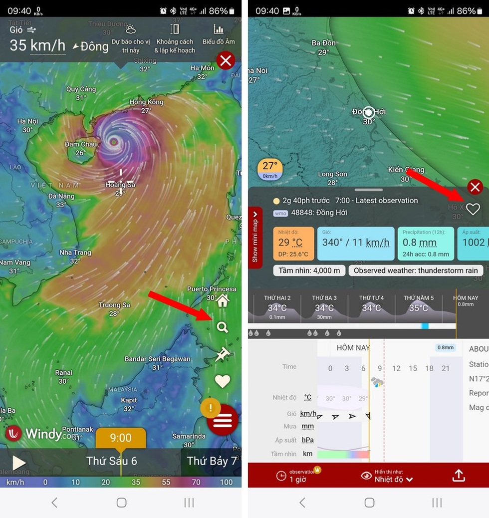Ứng dụng giúp theo dõi hướng đi của siêu bão Yagi theo thời gian thực - 4 Ứng dụng giúp theo dõi hướng đi của siêu bão Yagi theo thời gian thực - 4