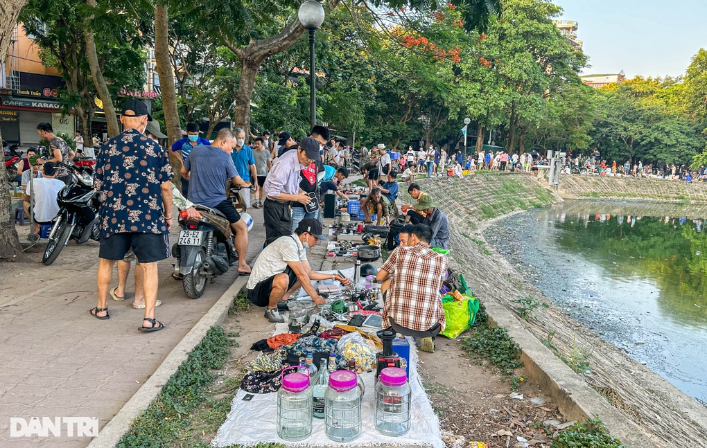 Chợ đồ cũ họp trong công viên, tiểu thương cầm dao hỗn chiến - 5 Chợ đồ cũ họp trong công viên, tiểu thương cầm dao hỗn chiến - 5