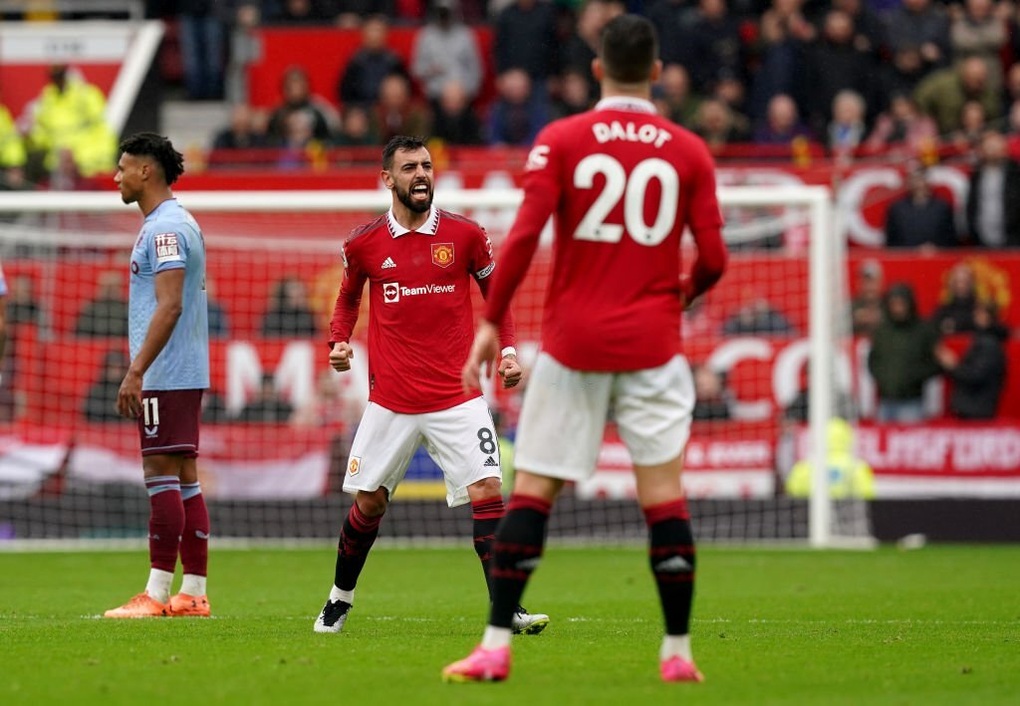 Fernandes tỏa sáng, Man Utd đánh bại Aston Villa - 2