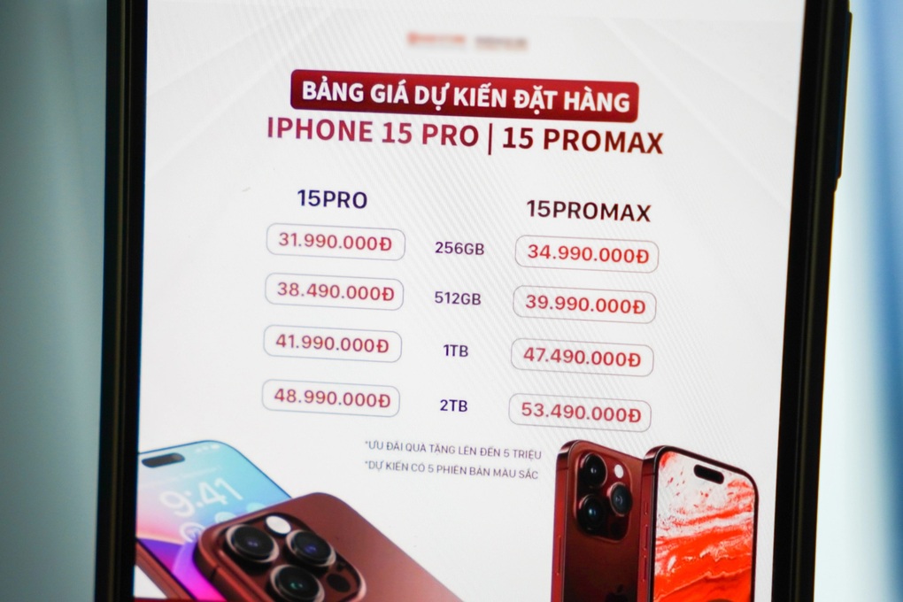 iPhone 15 Pro Max được dân buôn chào giá hơn 50 triệu đồng dù chưa ra mắt - 1