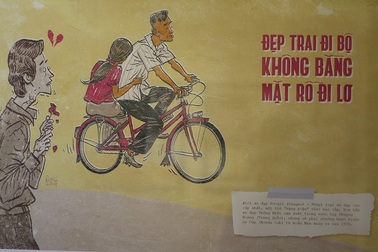 "Thương nhớ thời bao cấp" qua triển lãm tranh ở Hà Nội