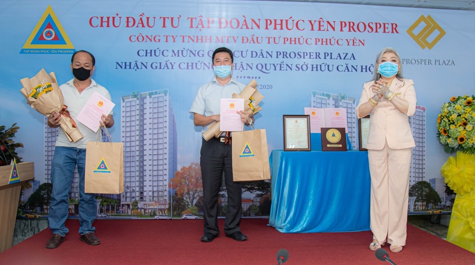 Tập đoàn Phúc Yên Prosper trao giấy chứng nhận quyền sở hữu căn hộ cho các cư dân dự án Prosper Plaza - 1