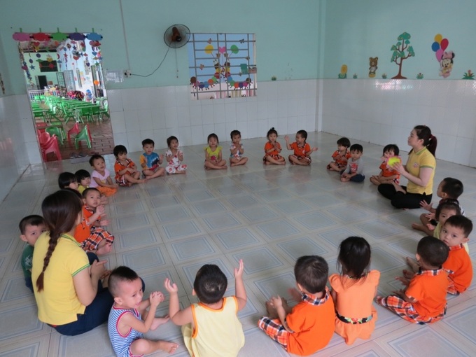 Bảo đảm điều kiện thực hiện chương trình giáo dục mầm non ở KCN, KCX.