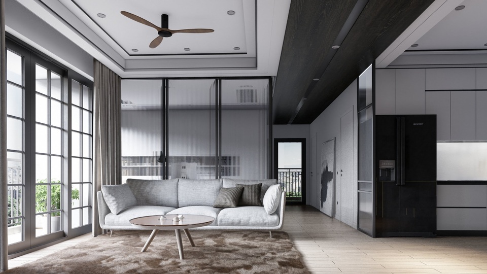 Mẫu thiết kế nội thất đẹp hiện đại cho căn hộ chung cư - 1 Mẫu thiết kế nội thất đẹp hiện đại cho căn hộ chung cư - 1
