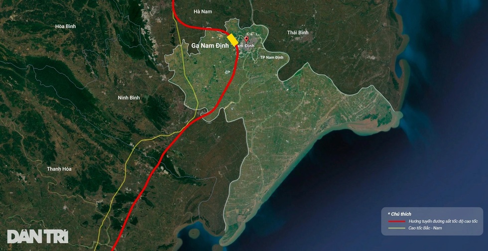 Tranh luận vị trí ga Nam Định trên tuyến đường sắt tốc độ cao Bắc - Nam - 1 Tranh luận vị trí ga Nam Định trên tuyến đường sắt tốc độ cao Bắc - Nam - 1