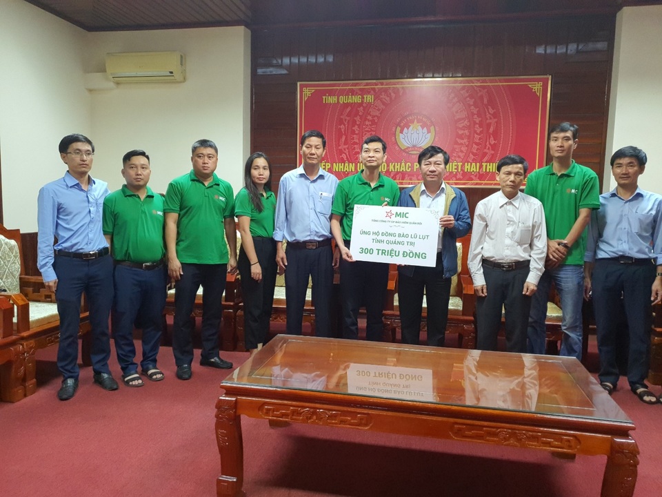Bảo hiểm Quân đội (MIC) ủng hộ miền Trung 500 triệu đồng khắc phục hậu quả lũ lụt - 1 Bảo hiểm Quân đội (MIC) ủng hộ miền Trung 500 triệu đồng khắc phục hậu quả lũ lụt - 1