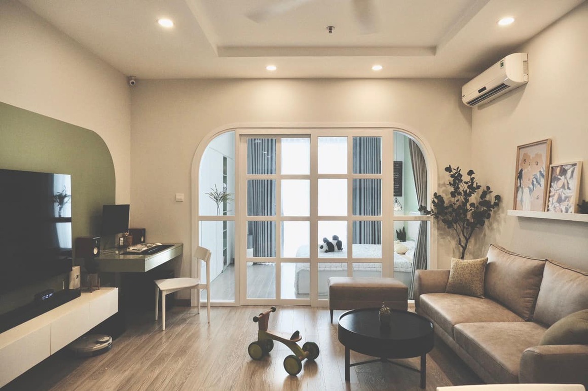 Bên trong căn hộ nhỏ xinh 53 m2 với nội thất màu xanh bơ lạ mắt - 10 Bên trong căn hộ nhỏ xinh 53 m2 với nội thất màu xanh bơ lạ mắt - 10