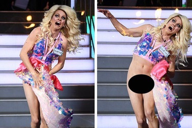 Khán giả “đứng hình” vì lỗi trang phục “thảm họa” của người chơi