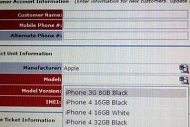 iPhone 4S trắng xuất hiện trong kho hàng AT&T