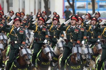 Kỵ binh hợp luyện, sẵn sàng chào mừng lễ 30/4