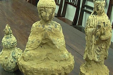 Tượng đồng chát đất giả cổ lừa bán cho nhà chùa