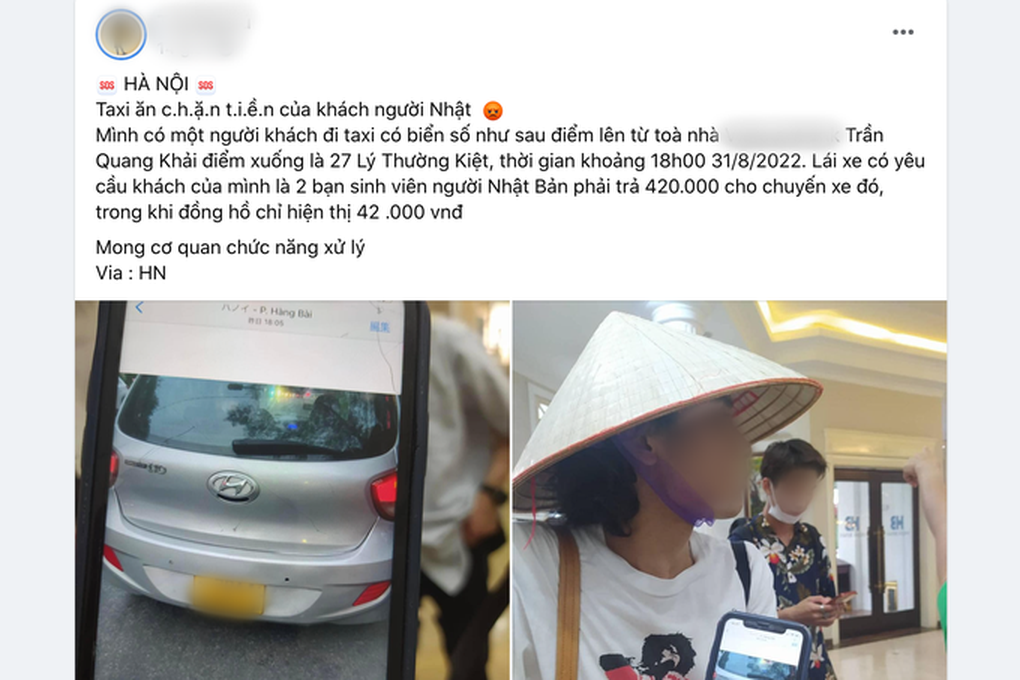Lái xe taxi chặt chém du khách Nhật đã xin lỗi và trả lại tiền - 1 Lái xe taxi chặt chém du khách Nhật đã xin lỗi và trả lại tiền - 1