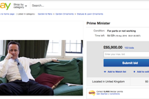 Thủ tướng Anh Cameron bị rao bán trên eBay