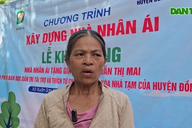 Bạn đọc Dân trí hỗ trợ bà Trần Thị Mai xây nhà mới