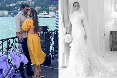 Sau khi khoe váy cưới, Jennifer Lopez đi nghỉ tuần trăng mật thứ hai