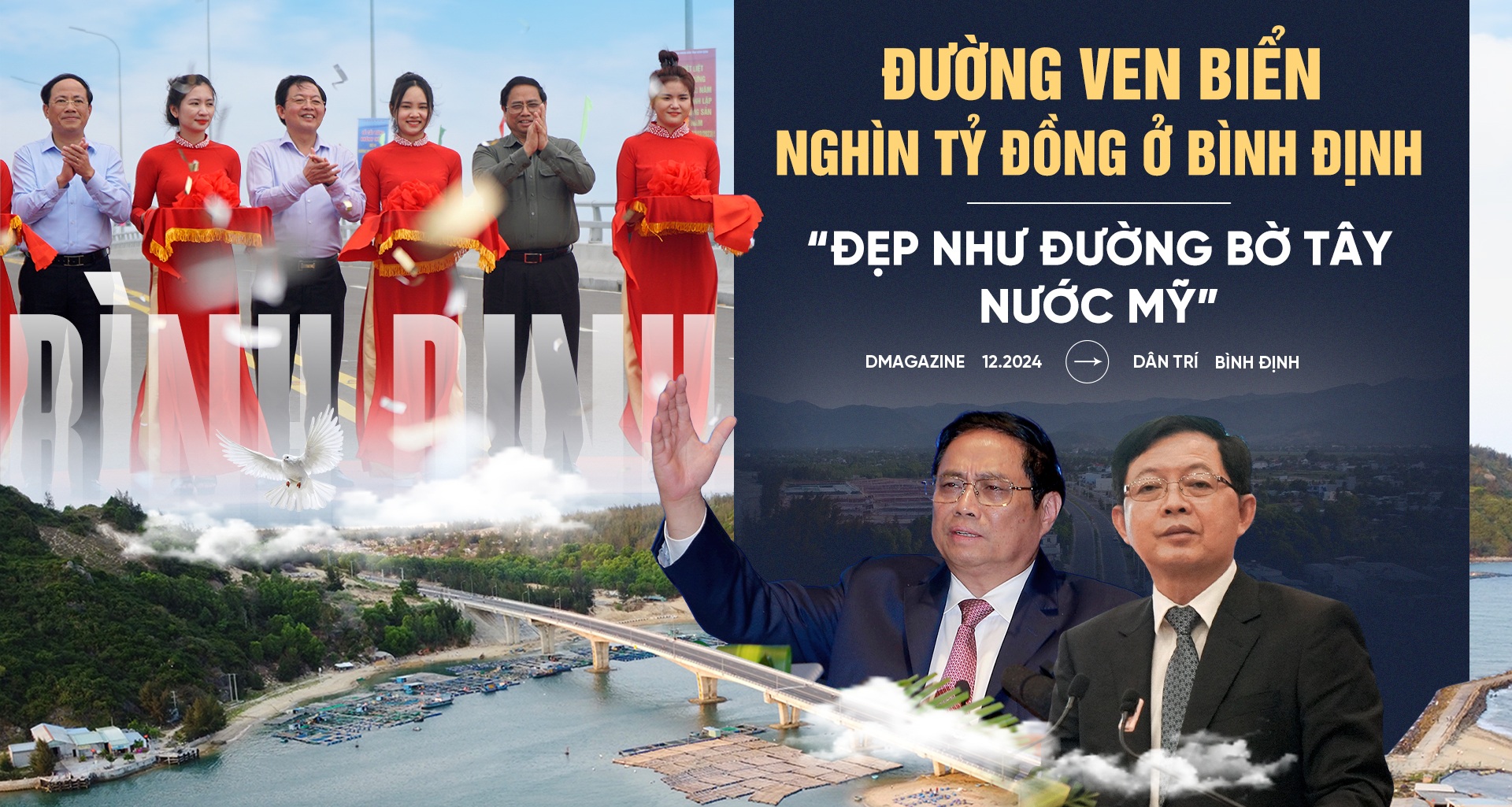 Đường ven biển nghìn tỷ đồng ở Bình Định "đẹp như đường bờ tây nước Mỹ"