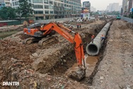 Đại công trường vành đai 2,5 thi công "thần tốc" đoạn qua Cầu Giấy