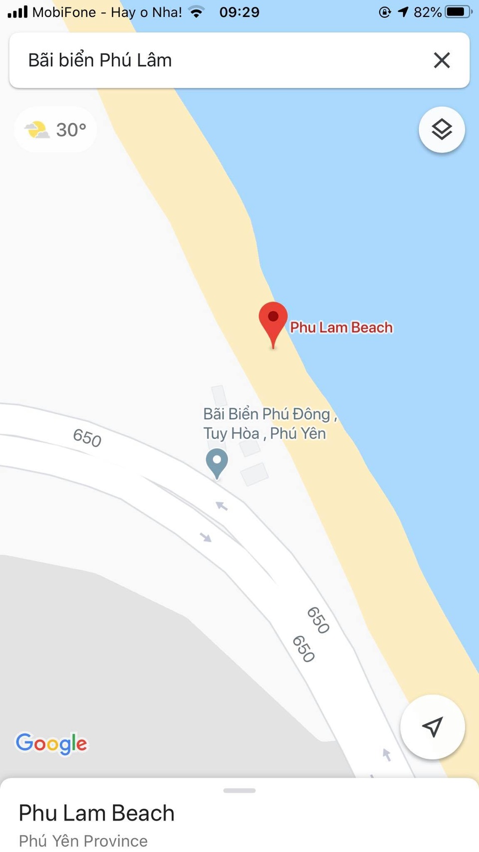 Google Maps đã sửa lỗi sai chú thích nghiêm trọng ở bãi biển Phú Yên - 1 Google Maps đã sửa lỗi sai chú thích nghiêm trọng ở bãi biển Phú Yên - 1