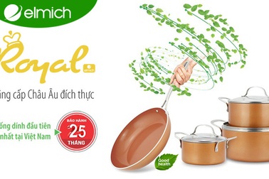 An toàn, tuyệt đẹp – nồi chảo Royal – món quà cho mọi bếp Việt