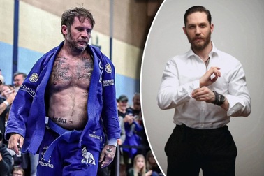 Tài tử cơ bắp Tom Hardy gây sốt với hình ảnh đi thi đấu võ thuật