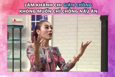 Lâm Khánh Chi mắng chồng trên sóng truyền hình