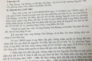 Thanh tra quận Long Biên tiếp nhận nội dung tố cáo UBND quận Long Biên của công dân