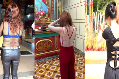 “Không thể mặc cũn cỡn, lố lăng để hướng về cõi Phật”