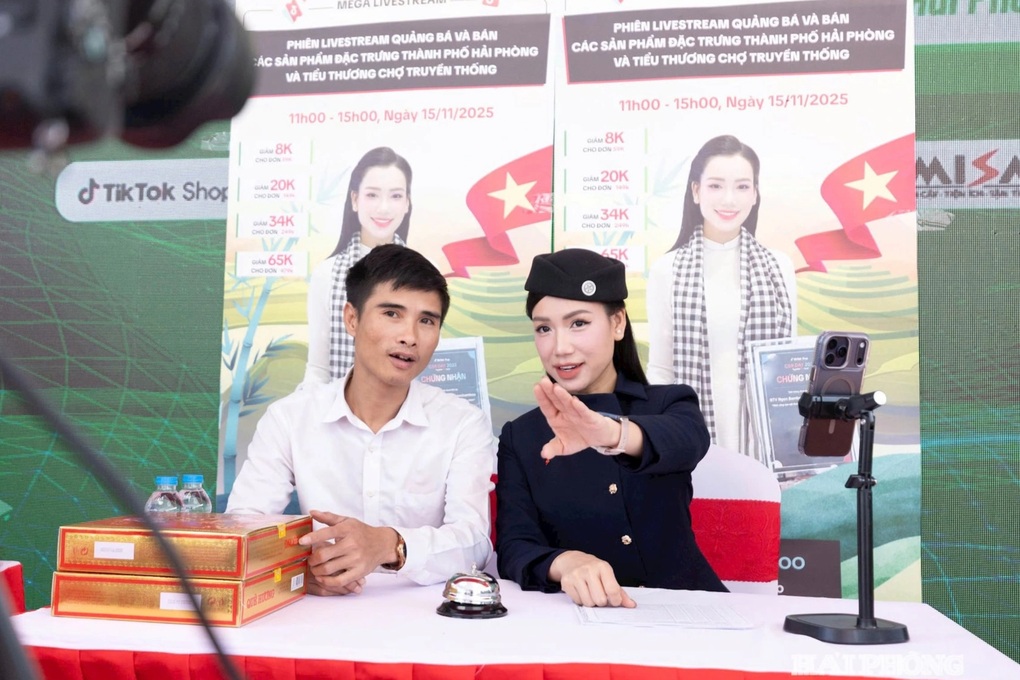 Hợp tác xã ở Hải Phòng livestream bán nông sản - 2