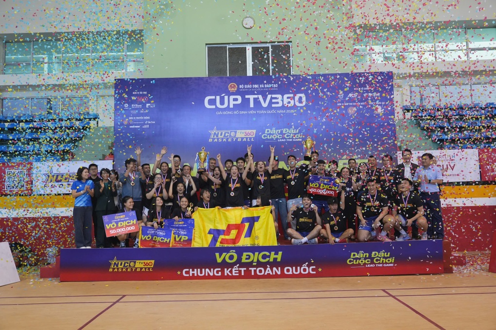 Xác định nhà vô địch giải bóng rổ sinh viên toàn quốc 2025 - 2 Xác định nhà vô địch giải bóng rổ sinh viên toàn quốc 2025 - 2