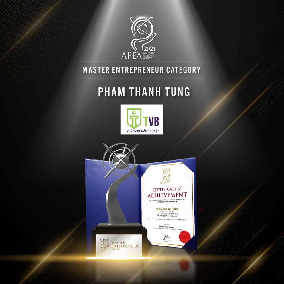 Chủ tịch Phạm Thanh Tùng và Chứng khoán Trí Việt (TVB) được tôn vinh tại APEA 2021 - 2 Chủ tịch Phạm Thanh Tùng và Chứng khoán Trí Việt (TVB) được tôn vinh tại APEA 2021 - 2