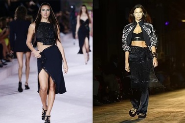 Bạn gái cũ của Ronaldo đắt show tại tuần lễ thời trang Milan